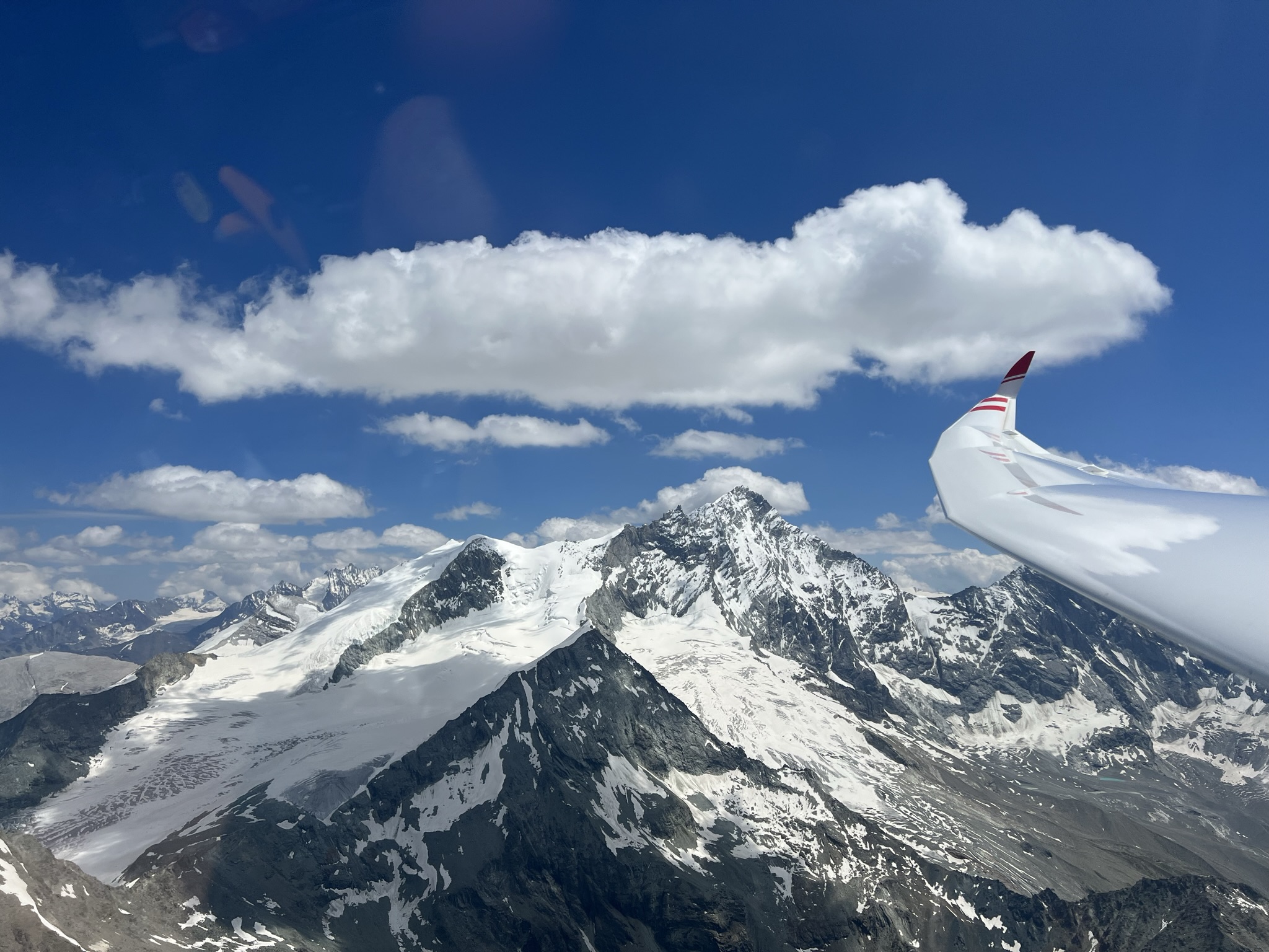 800km Segelflug ab Buttwil (Schweiz)